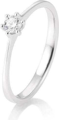 Actual product image Breuning 6 prong set 0.05-0.30 ct. (50, 585/14 K Gold)