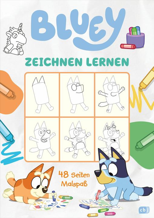 Actual product image BLUEY - Learn to draw