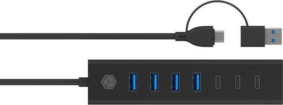 Produktbild Icy Box IB-HUB1737-C3 (USB-C, 7 Ports)