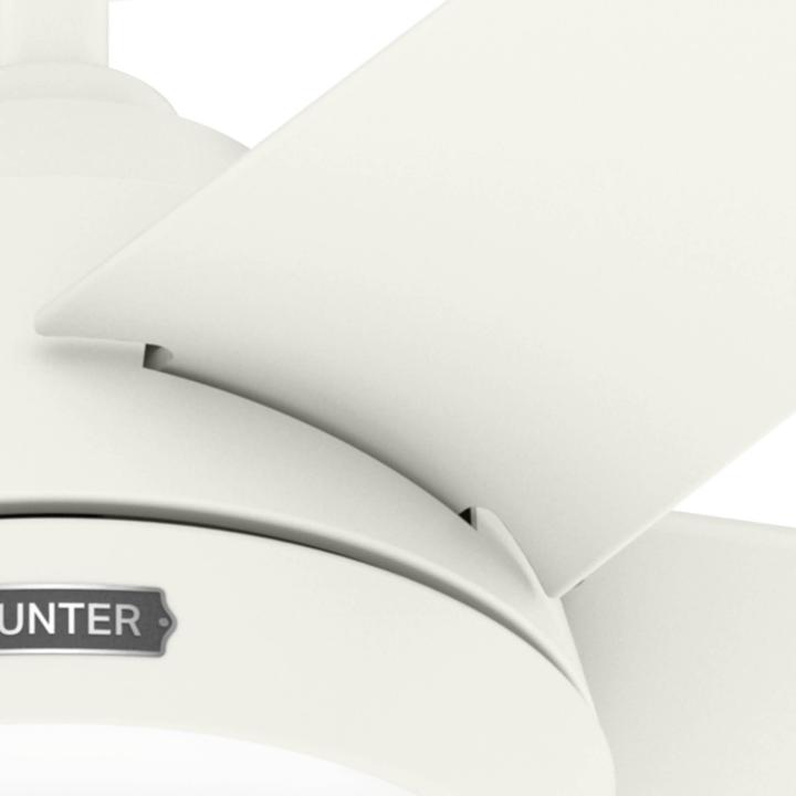 Actual product image Hunter Fans Outdoor Deckenventilator Marina Weiss mit LED (42 dB)