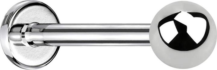 Produktbild Star Piercing Micro Labret silber mit Kugel (Chirurgenstahl 316L, ohne Messing)