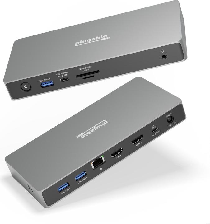 Plugable UD-4VPD-UK (USB-C, 10 Ports)