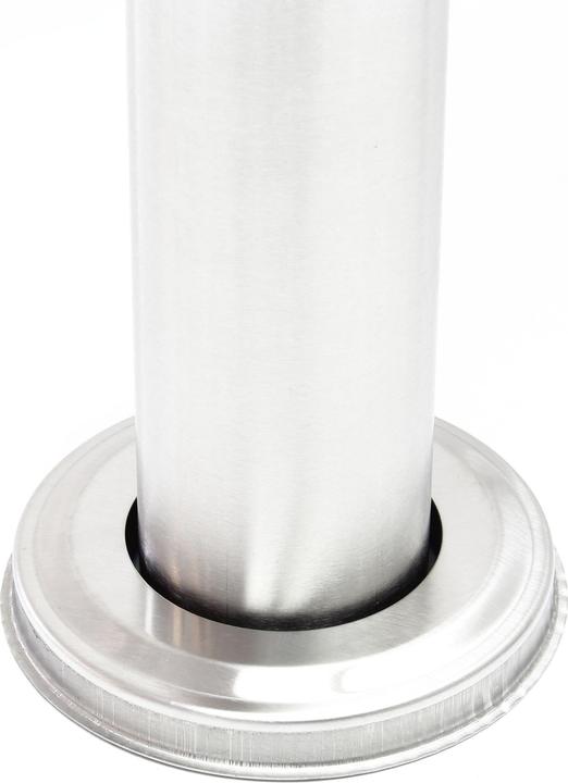 Actual product image Wiltec 3-post letterbox system stainless steel 512x270x1150mm Postal mailbox