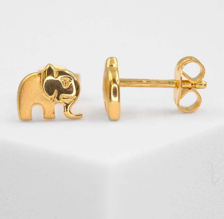 Actual product image Muau Elephant (750/18 K Yellow gold)