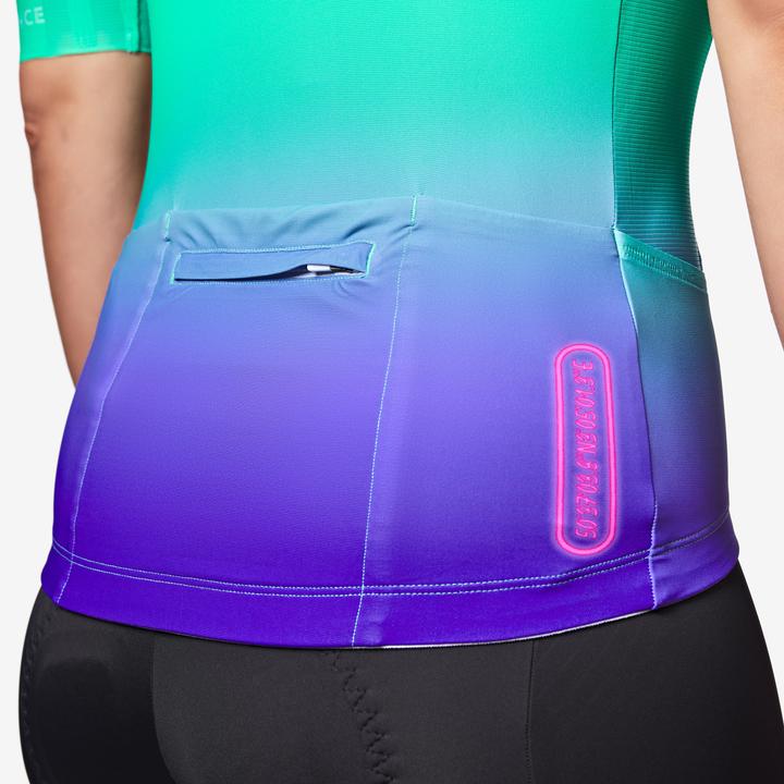Produktbild Van rysel Radtrikot Rennrad kurzarm Sommer Racer 2 Aquamarin (S)