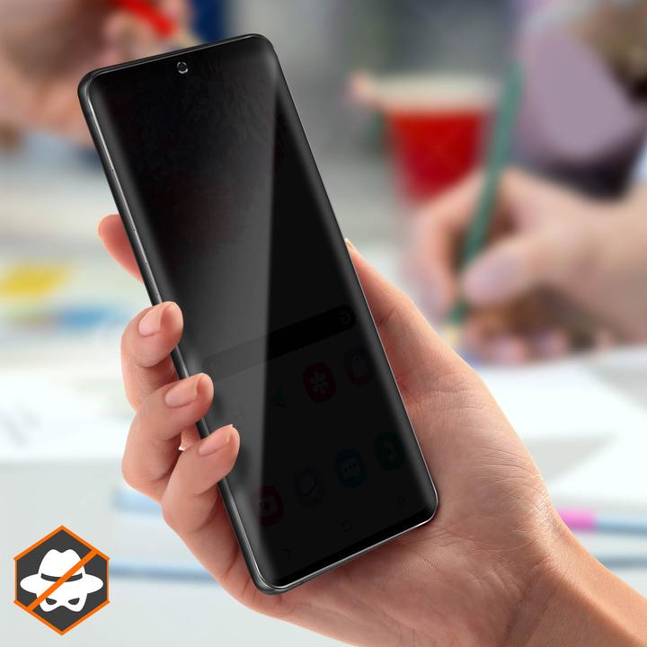 Produktbild Avizar Privacy Bilschirmschutz aus Glas (1 Stück, Samsung Galaxy S20+)