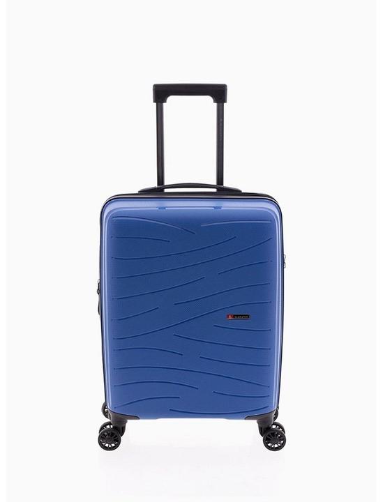 Actual product image Wüsthof 1700 4-wheel cabin trolley 55 cm with stretch fold (36 l, Hand luggage (up to 50 litres))
