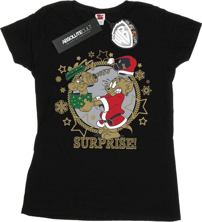 Tom & Jerry Christmas Surprise TShirt (XXL)