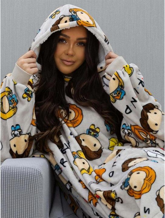Produktbild Friends Erwachsene Gruppe Hoodie Decke (95 x 110 cm)