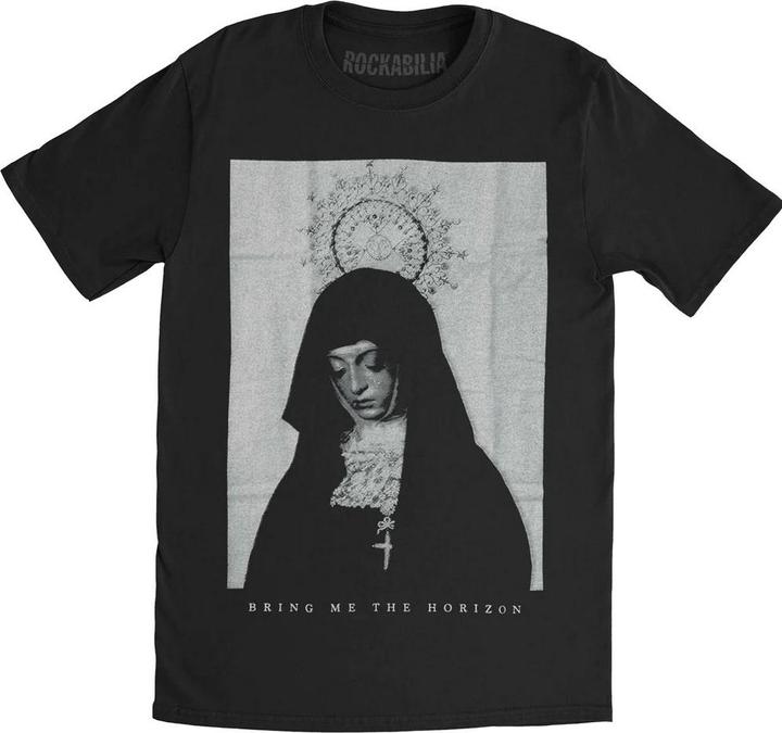 Actual product image Bring Me The Horizon Womens/Ladies Nun Cotton T-Shirt (M)