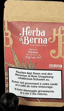 Actual product image Herba di Berna CBD Hash Ketama (3 g, Indoor)