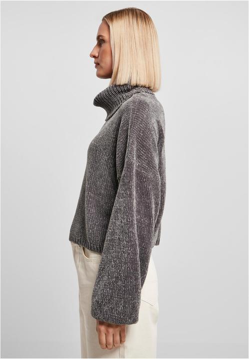 Produktbild Urban Classics Ladies Short Chenille Turtleneck Sweater - 13801 (5XL)