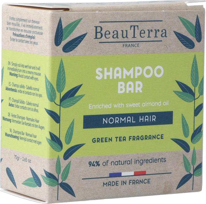 Actual product image BeauTerra Shampoo Solid Normal Hair (Solid shampoo)