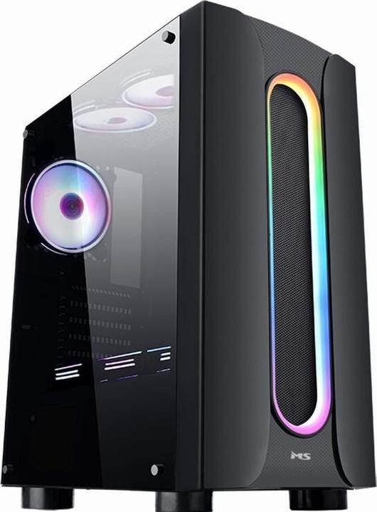 Image du produit M & M's PC-Gaming-Gehäuse MS ARMOR V310 Schwarz