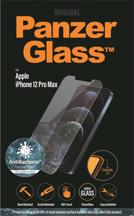 Produktbild PanzerGlass Screen Protector (1 Stück, Apple iPhone 12 Pro Max)
