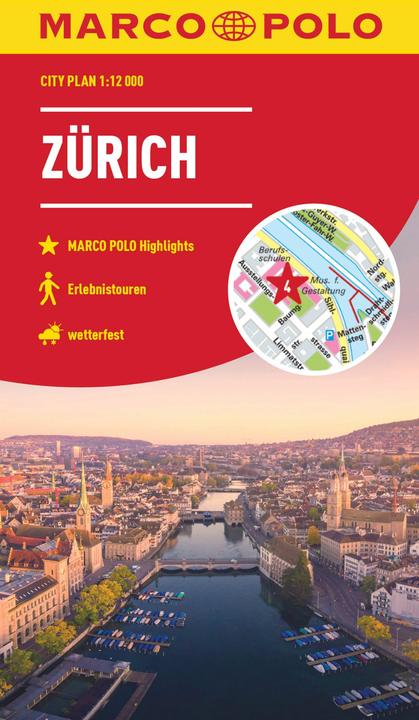 Produktbild Cityplan Zürich 1:12.000