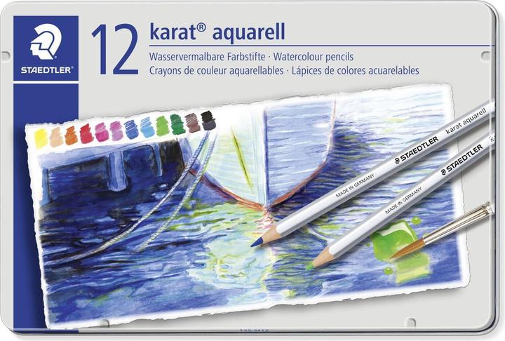 Immagine prodotto Staedtler matite acquerellabili karat aquarell 125 (Colori assortiti, 12 x)