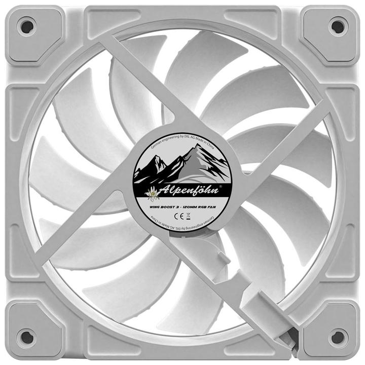 Produktbild Alpenföhn 120mm Wing Boost 3 ARGB High Speed PWM-Lüfter, Single (120 mm, 1 x)