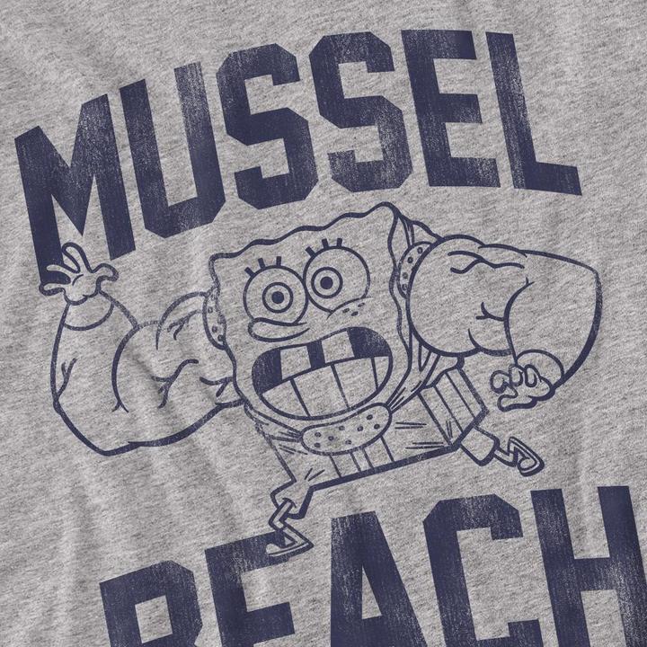 Produktbild Spongebob Squarepants Mussle Beach Lifting Team TShirt (XL)