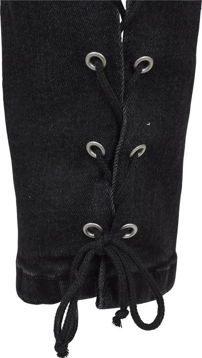 Produktbild Urban Classics Ladies Denim Lace Up Skinny Pants (30)