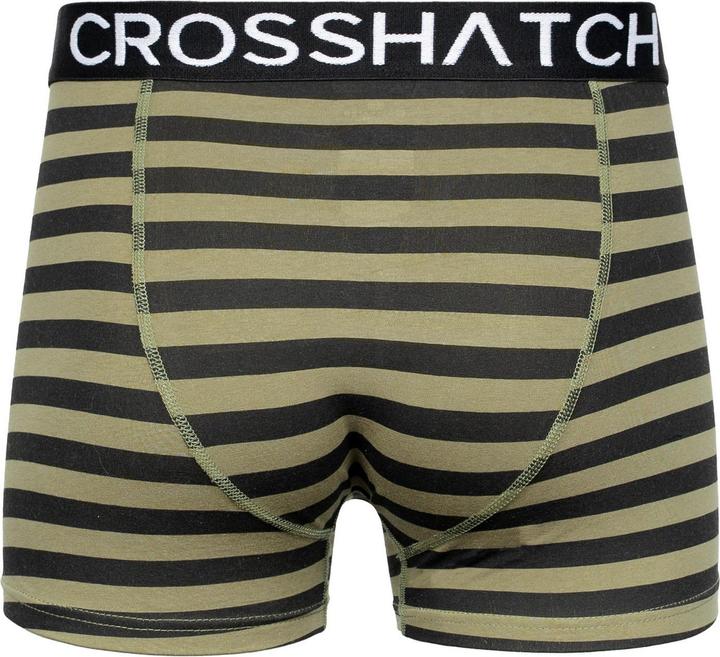 Produktbild Crosshatch Mens Gridline Boxer Shorts (Pack of 3) (M, 3er Pack)