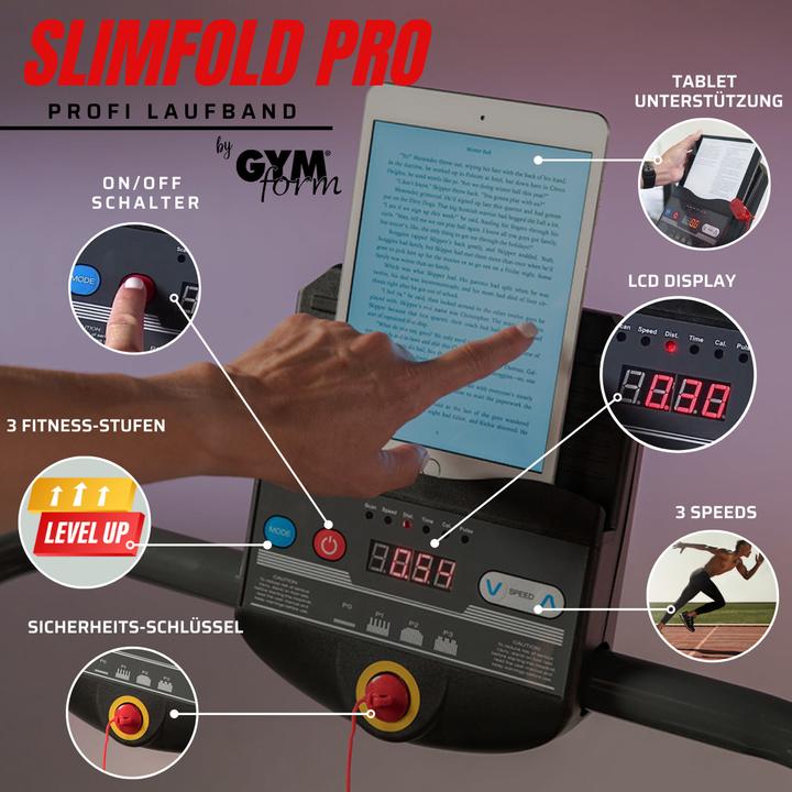 Image du produit Gymform Slim Fold Treadmill PRO