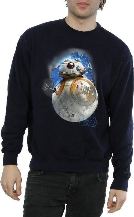 Actual product image Star Wars Mens The Last Jedi BB-8 Brushed Sweatshirt (XL)