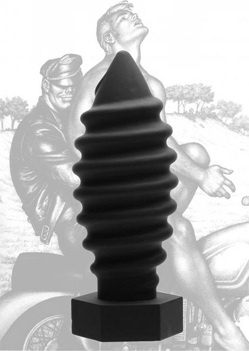 Tom of Finland Screw U Anal Plug-Black