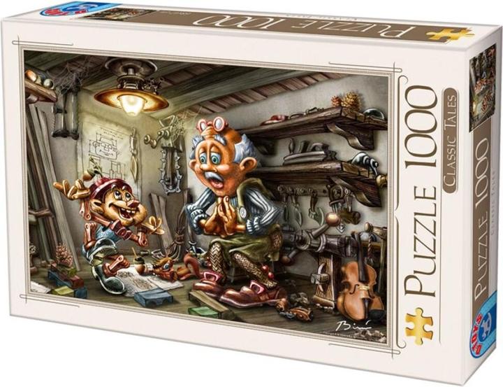 Produktbild D-Toys Puzzle 1000 Kugelschreiber Donat, Pinokio (1000 Teile)