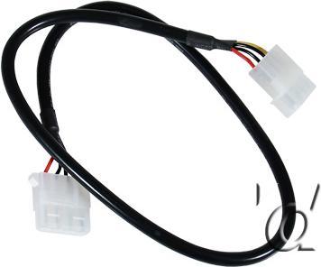 Actual product image InLine 4pin power cable extension, internal, 0.5m