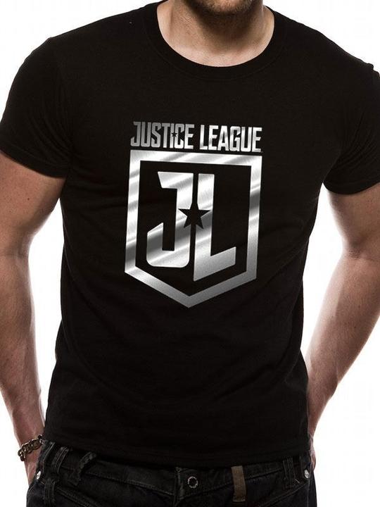 Produktbild HEO Justice League: Movie T-Shirt Foil Logo (S)