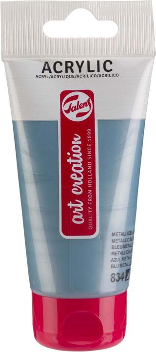 Produktbild Talens Art Creation Acrylfarbe Tube 75ml Metallicblau 834 (Metallicblau, 75 ml)