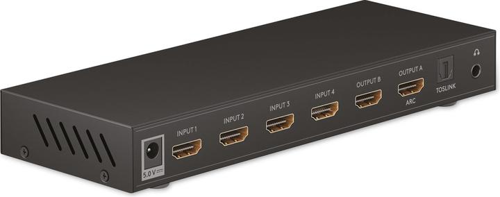 Goobay HDMI-Matrix-Schalter 4 auf 2 4K @ 30 Hz