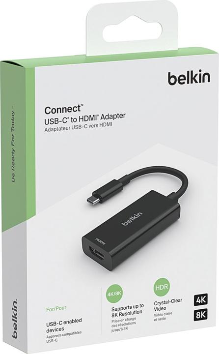Produktbild Belkin HDMI (Typ A) — USB Typ C (USB Typ-C, HDMI, 19 cm)