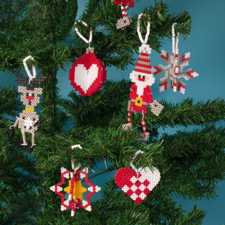 Produktbild Playbox Bügelperlen Weihnachtsschmuck 3D, 4000Stück