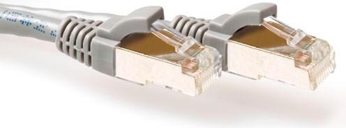 Produktbild Grey 20 meter SFTP CAT6A patch cable snagless with RJ45 connectors. Cat6a s/ftp snagless gy 20.00m (S/FTP, CAT6a, 20 m)