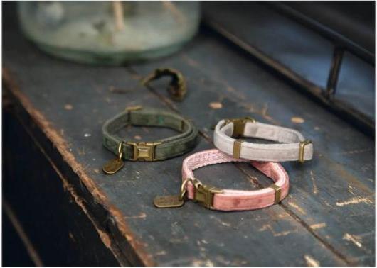 Productafbeelding Designed by Lotte Kattenhalsband Velura (30, Kat, Loop)