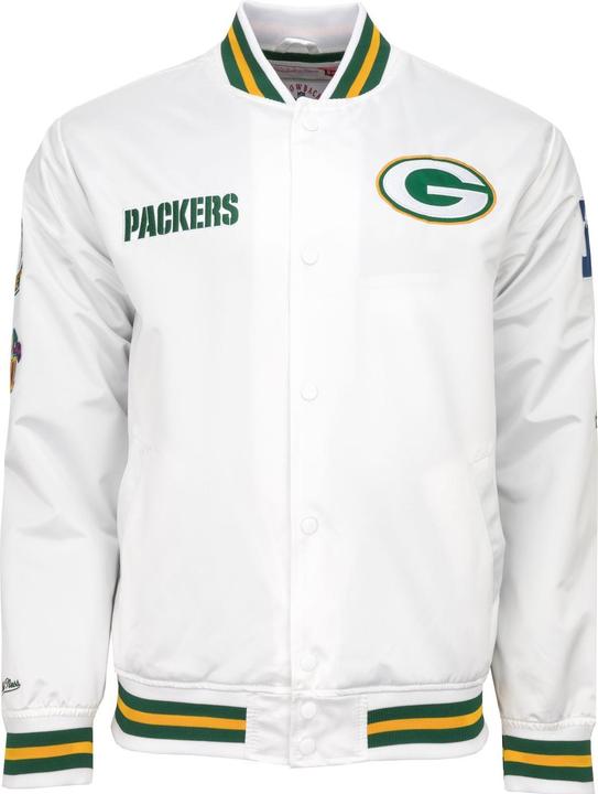 Mitchell & Ness City Lightweight Satin Jacke - Green Bay Packers - L (L)