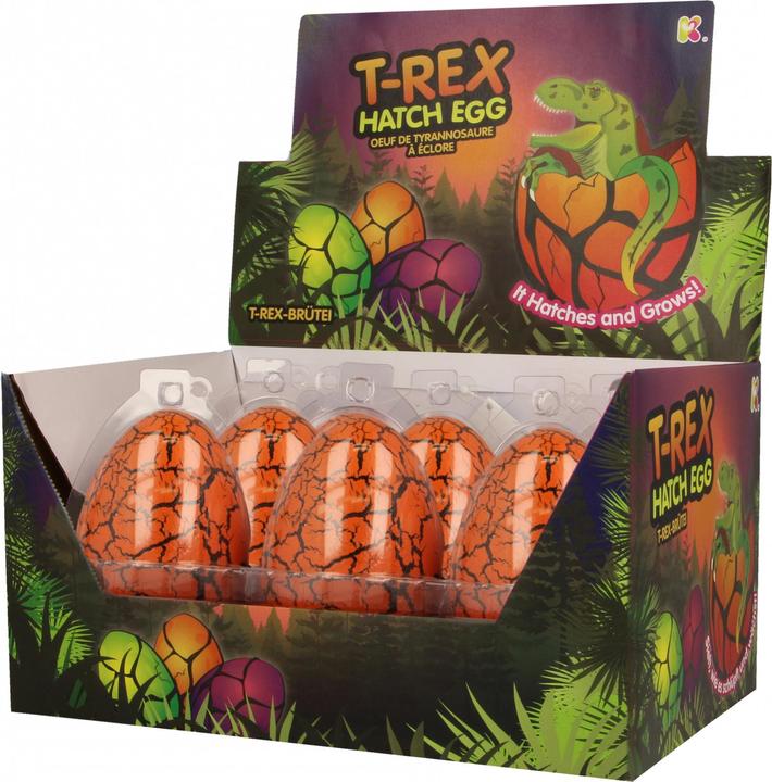 Actual product image Roost Large T-Rex Hatching Eggs NV273 orange