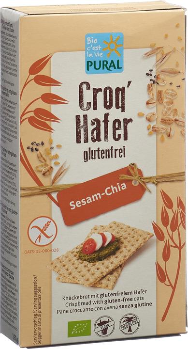 Produktbild Pural Croq'Hafer Sesam Chia glutenfrei (190 g)