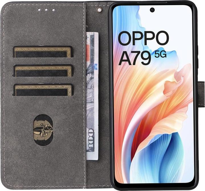 Produktbild Cover-Discount OPPO A79 5G - Etui mit RFID Blocker braun (Oppo A79)