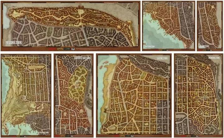 Image du produit Asmodée D&D 5a Ed - Waterdeep : Mappe dei Quartieri