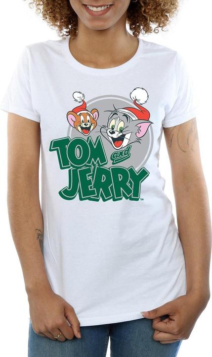 Immagine prodotto Tom & Jerry Christmas Greetings Maglietta Donna (M)