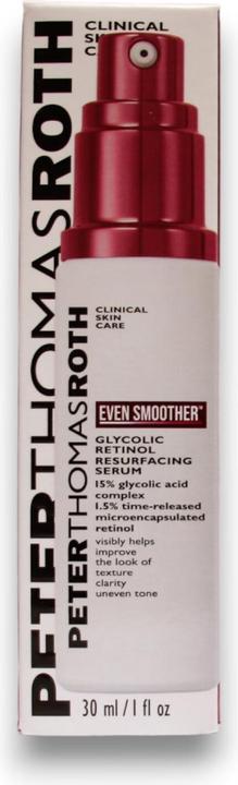 Actual product image Peter Thomas Roth Clinical Skin Care Even Smoother Glycolic Retinol Resurfacing Serum (30 ml)