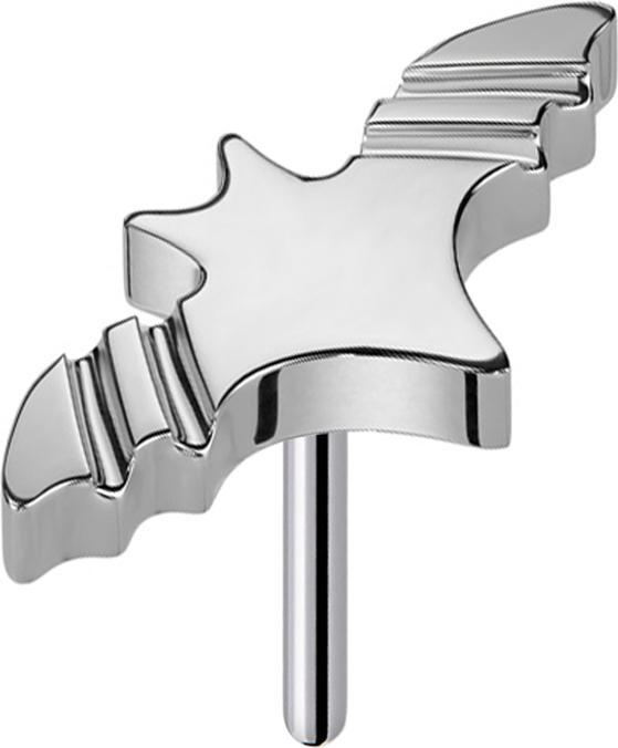 Produktbild Star Piercing Threadless Basic Fledermaus silber (ohne Messing, Titan G23)