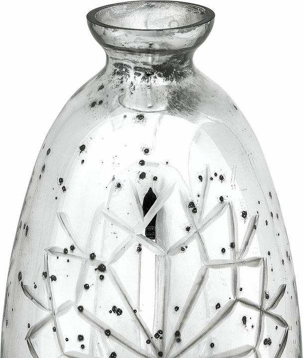 Produktbild Loberon Vase Zorelie antiksilber (1 x, 16 x 9 cm)
