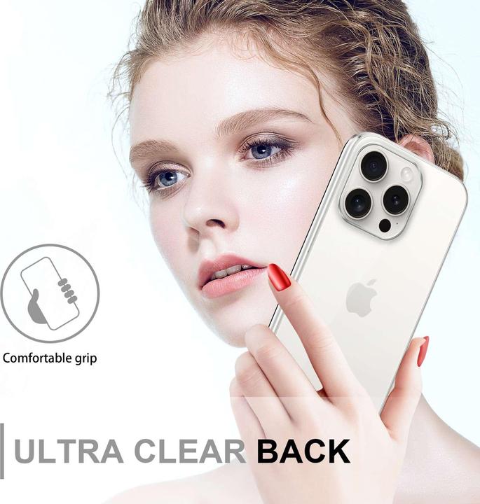 Actual product image Cadorabo Bumper Case for Apple iPhone 15 PRO TPU 360 Grad Case for Apple iPhone 15 PRO (Apple iPhone 15 Pro)