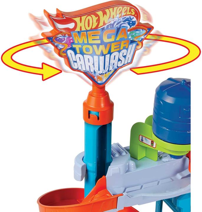 Image du produit Hot Wheels HW City Mega tour de lavage de voitures