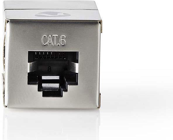 Actual product image Nedis Cat 6 Network Adapter Shielded RJ45 (8P8C) Female RJ45 (8P8C) Female Straight Metal Packing (S/UTP, CAT6)
