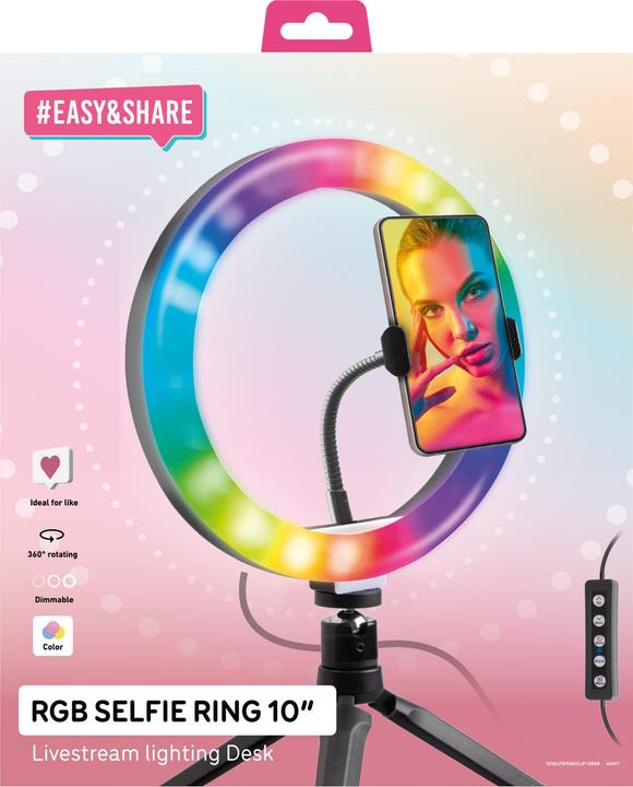 Immagine prodotto SBS Anello luminoso multicolore con treppiede (Anello di luce)
